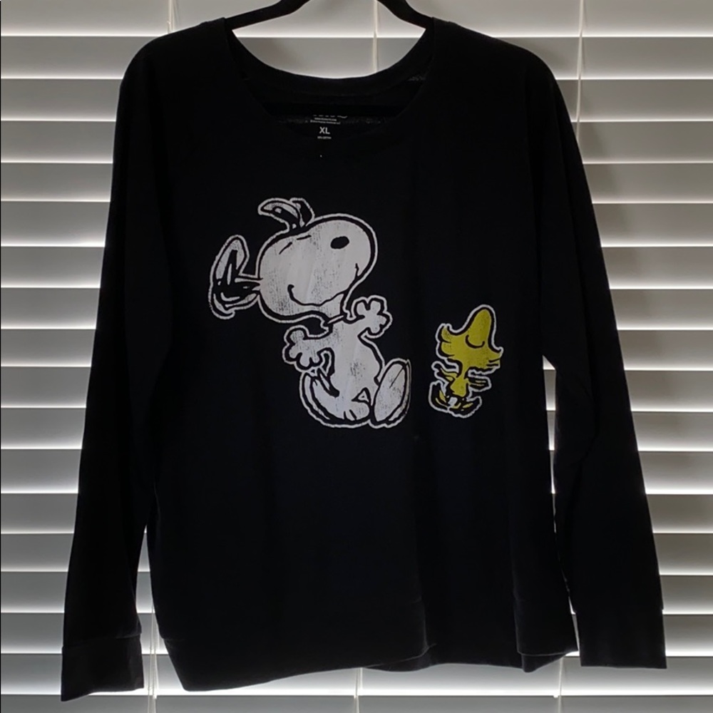 Peanuts Snoopy and Woodstock Sweatshirt XL